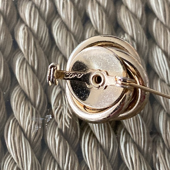 Vintage, signed Coro, blue rhinestone scatter pin. - Picture 3 of 5